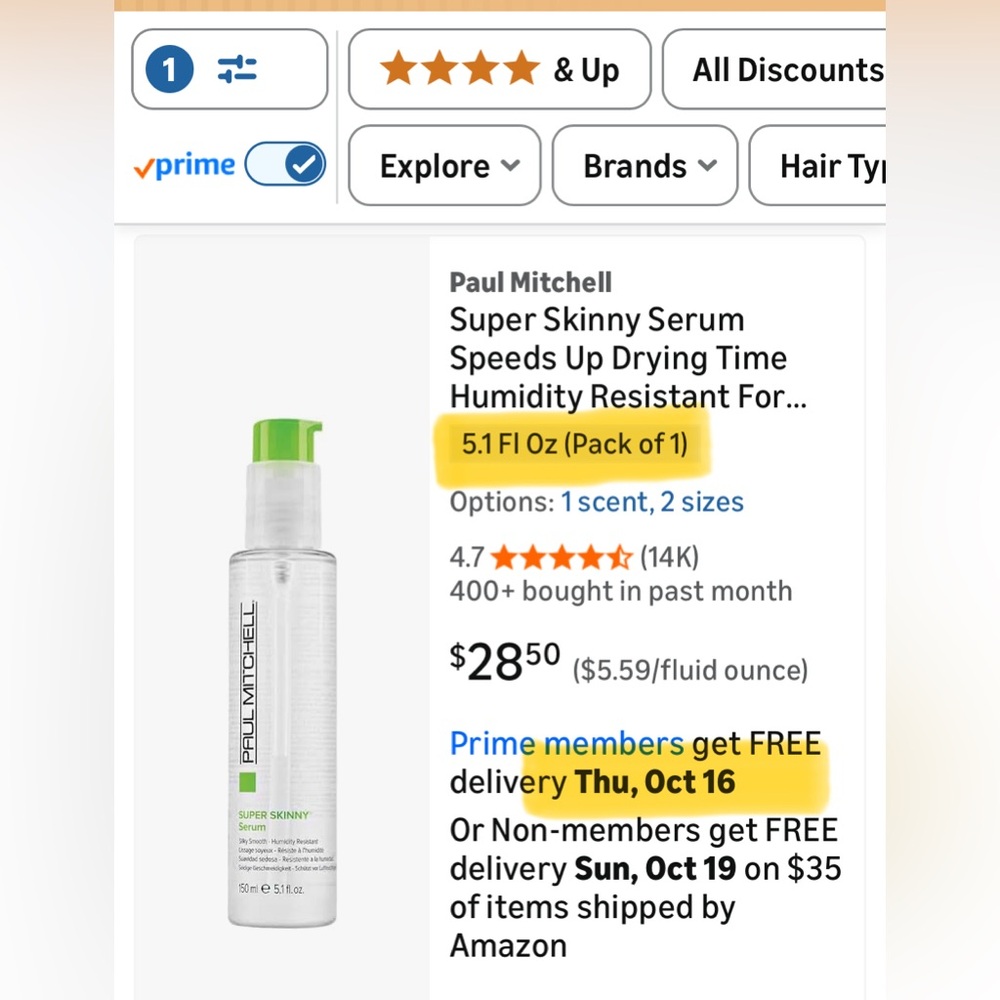 Paul Mitchell Super Skinny Serum x 4 - Picture 6 of 6
